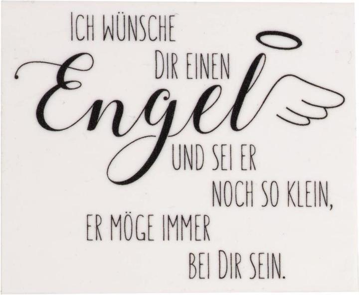 Produktbild hobbytime Wachsdekor Spruch Engel