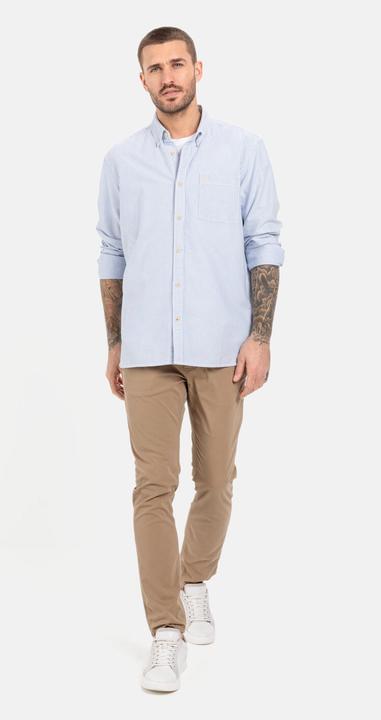 Immagine prodotto Camel Active Camicia Oxford a righe in cotone organico sostenibile (6XL)