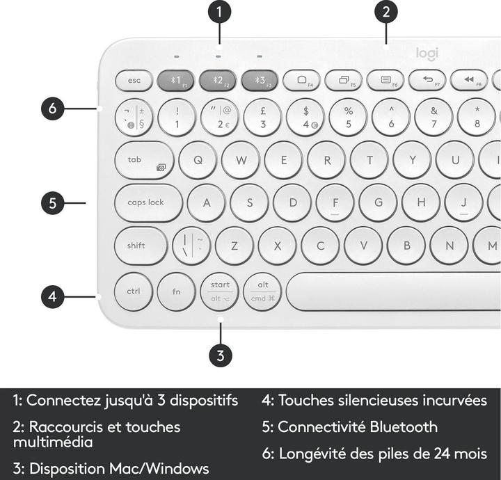 Produktbild Logitech K380 (CH, Kabellos)