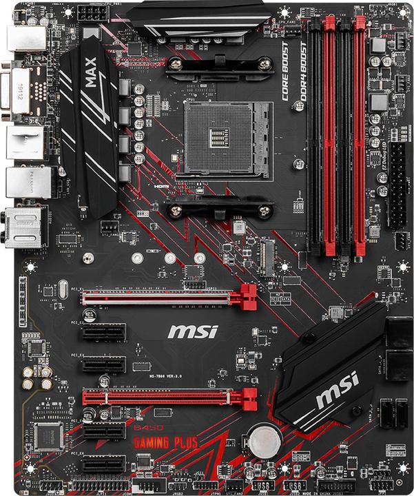 Produktbild MSI B450 Gaming Plus MAX (AM4, AMD B450, ATX)