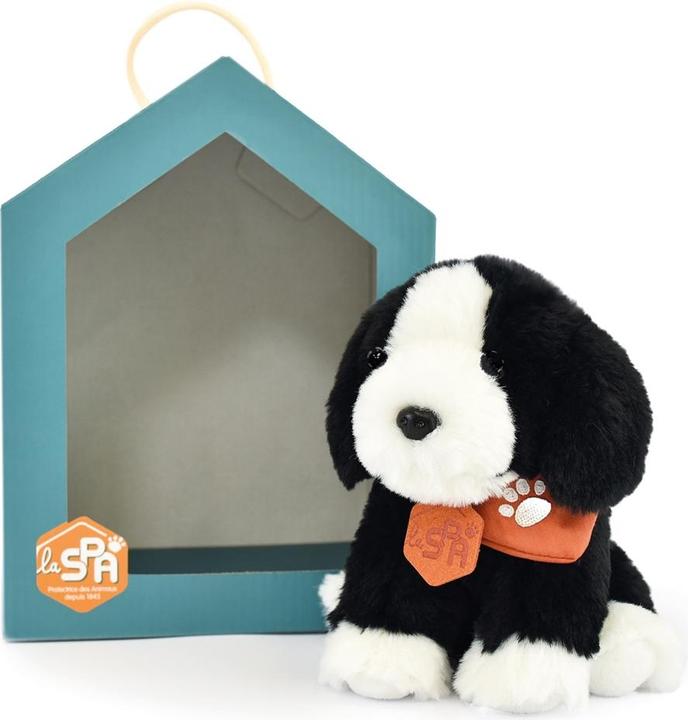 Produktbild Doudou et Compagnie Hund schwarz-weiss, 16cm (MQ2) ** (22 cm)