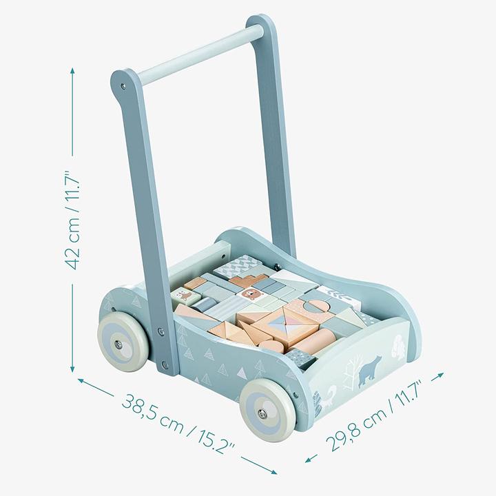 Produktbild Navaris Lauflernwagen aus Holz