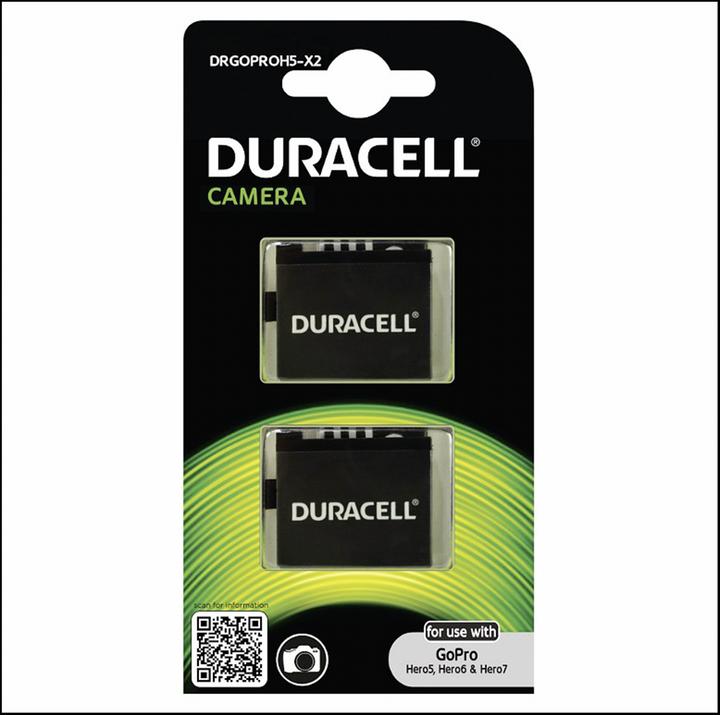 Actual product image Duracell Li-Ion battery for GoPro Hero 5 (Camera battery)