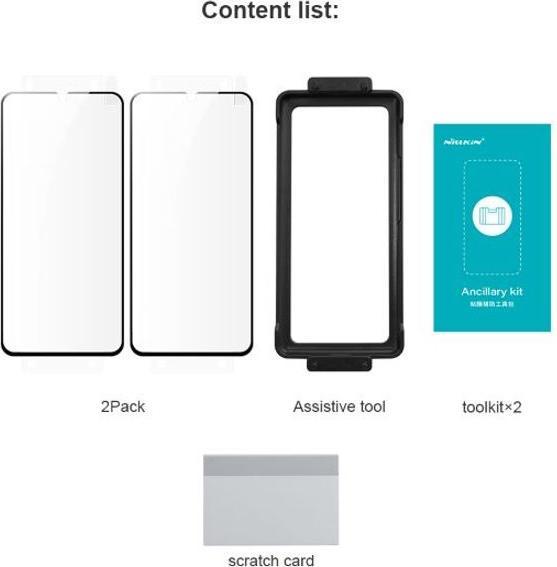 Produktbild Nillkin Galaxy S22+ - 2 Stk. Panzerglas Front Schutzfolie (2 Stück, Samsung Galaxy S22+)