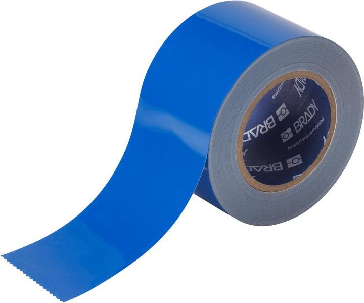Produktbild Brady B-514, ToughStripe, Bodenmarkierbänder, Polyester, blau, 76,2mm x 30m (76.20 mm)