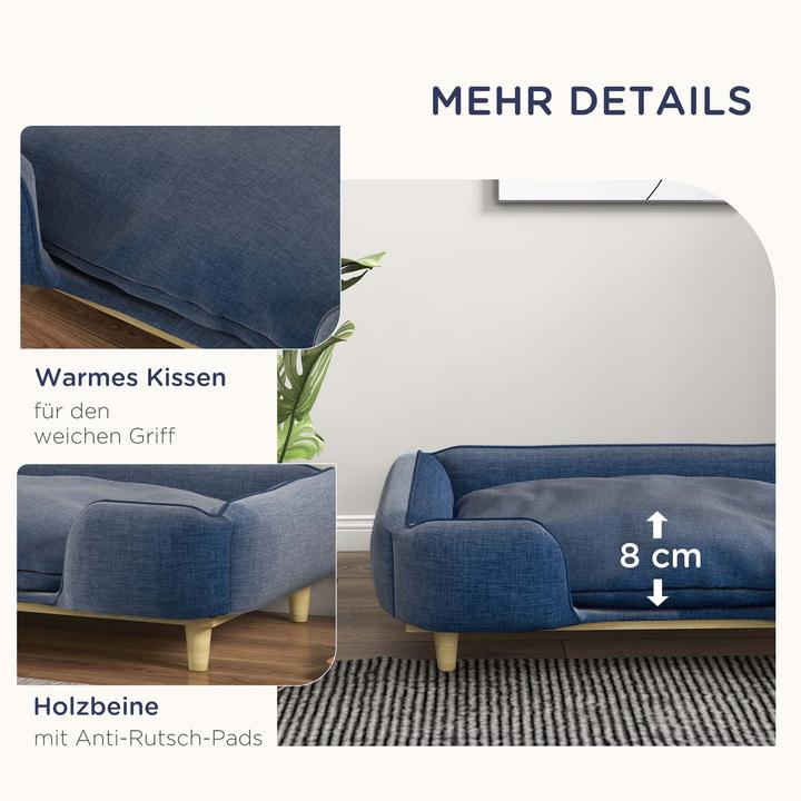 Produktbild PawHut Hundesofa mit abnehmbarem Bezug (Hund)