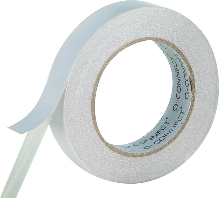 Actual product image Q-Connect Double-sided mounting tape, foam, 12 mm, 3 m, white (105 mm)
