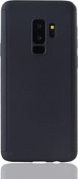 Produktbild König Design Hülle Handy Schutz für Samsung Galaxy S9 Plus Case Cover Displayschutz Schwarz (Samsung Galaxy S9+)