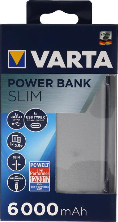 Produktbild Varta Slim (6000 mAh, 22 Wh)
