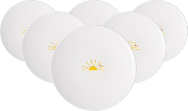 Actual product image Villeroy & Boch With Love breakfast plate Hello Sunshine (6 x, 21.20 cm)