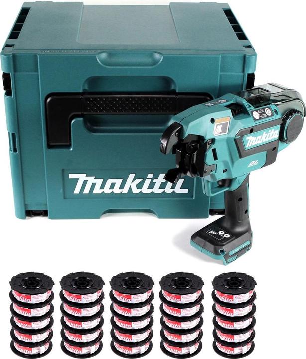 Productafbeelding Makita DTR 180 ZJ Accu wapeningssteker 18V Brushless in Makpac met 25x binddraad - zonder accu un