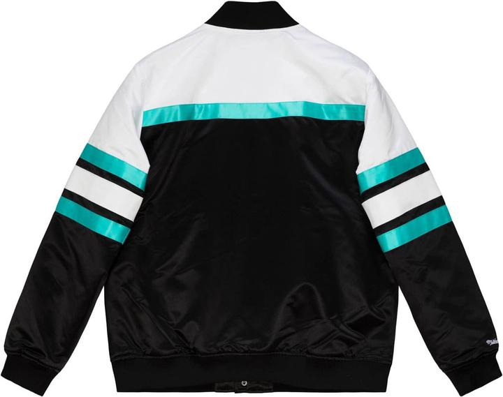 Actual product image Mitchell & Ness Heavyweight Satin Jacket - SCRIPT Vancouver Grizzlies - L (L)