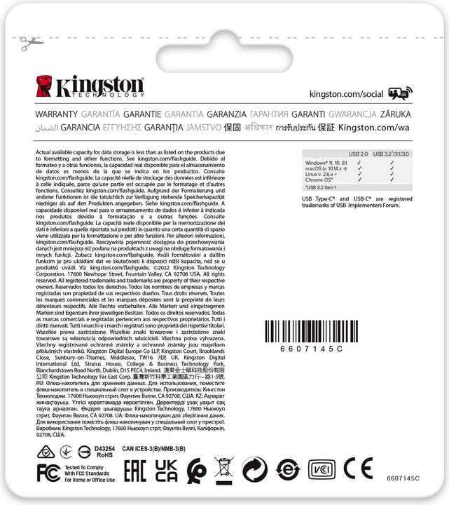 Actual product image Kingston DataTraveler 80 M (64 GB, USB-C)