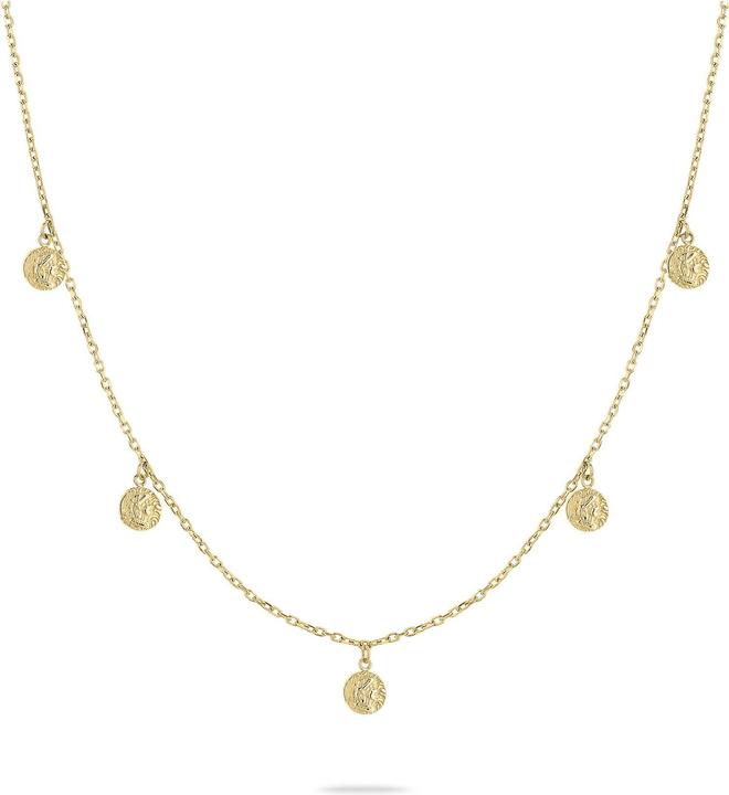 Image du produit Tamaris Original collier en or plaqué avec pendentifs Coins TJ-0448-N-45 (Acier inoxydable, 45 cm)