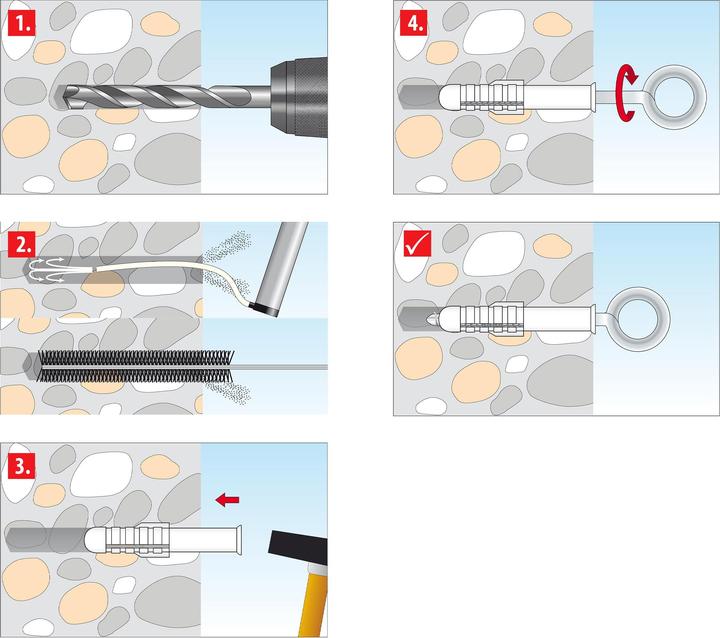 Produktbild Tox Gerüstverankerung Safe Fix Eye Ø 12/350 mm 20 Stück (20 Stk.)