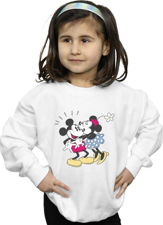 Produktbild Disney Mickey And Minnie Mouse Kiss Sweatshirt Mädchen (152, 158)