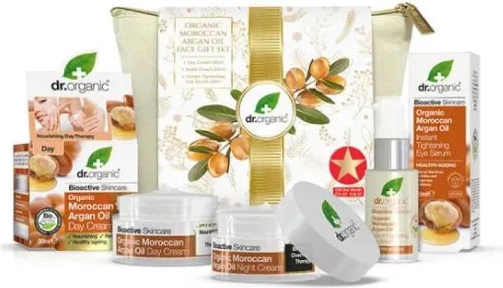 Dr. Organic Moroccan Argan Oil Face Gift Set (Gesichtspflege set)