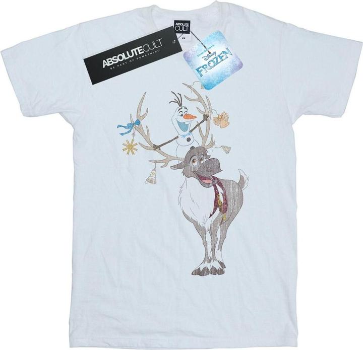 Disney Frozen Sven And Olaf Christmas Ornaments TShirt (4XL)