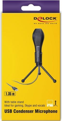 Productafbeelding Delock USB-microfoon met tafelstandaard