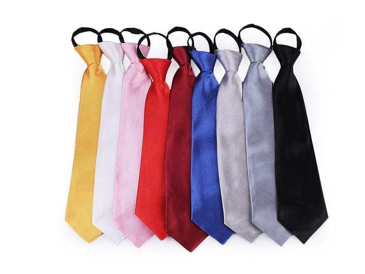 Actual product image Oliver Weber Collection Party tie satin 7 cm for men festive events, plain, single weave 770905