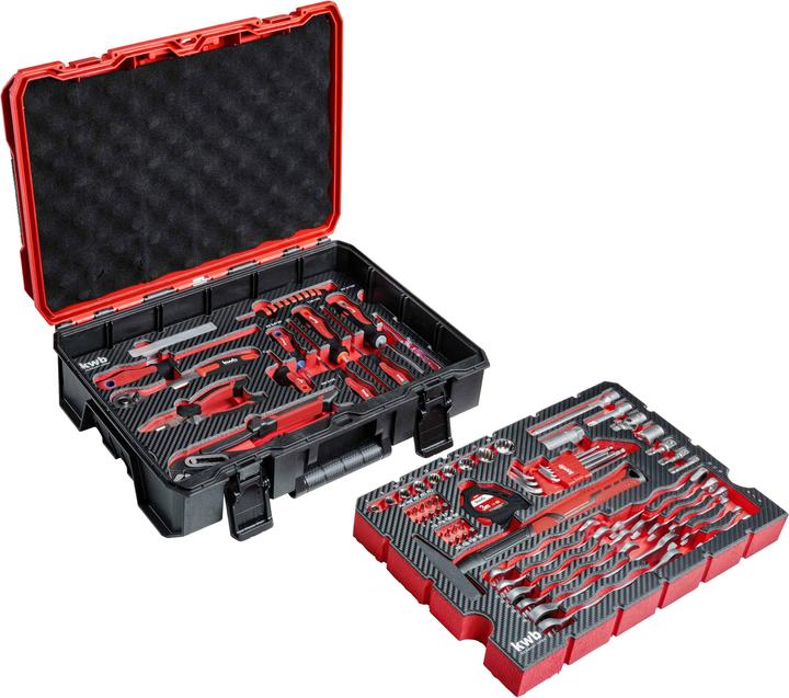 Produktbild kwb 370560 Werkzeugkoffer bestückt (80 Teile)