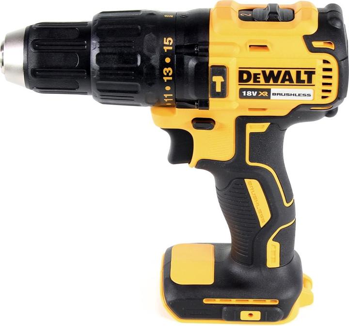 Image du produit DeWalt DCD 778 M2T Perceuse visseuse à percussion sans fil 18V 65Nm + 2x Batteries 4,0Ah + Chargeur (Fonctionnement sur batterie)