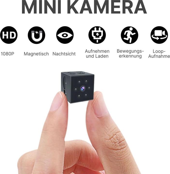 Image du produit Hermex MD23 Mini-caméra de surveillance (1920 x 1080 Pixels)