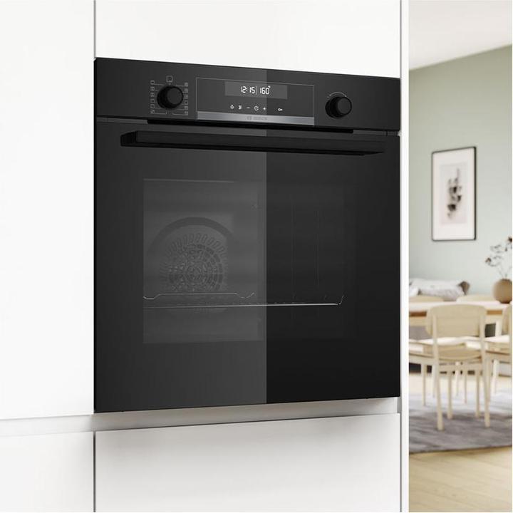 Produktbild Bosch Hausgeräte Serie 6, Einbau-Backofen, 60 x 60 cm, Schwarz, HBG578BB3