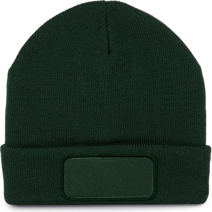 Actual product image K-up Recycled beanie with patch and thinsulate lining