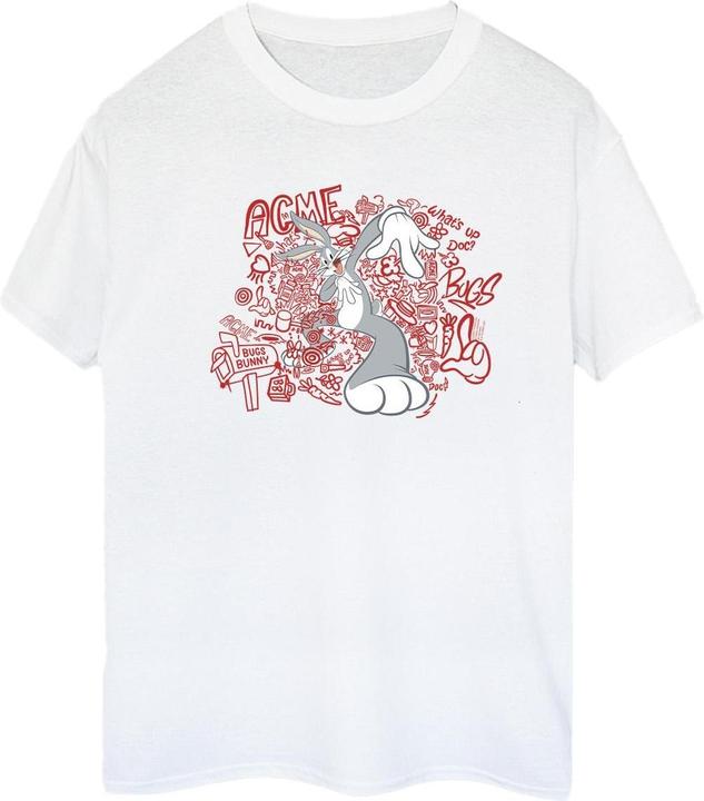 Looney Tunes ACME Doodles Bugs Bunny TShirt (XL)