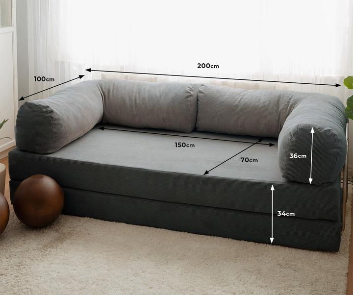 Actual product image Atelier del Sofa Nook Triple Seat Sofa Bed (3-seater)