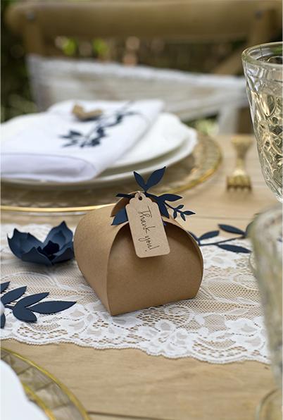 Produktbild Partydeco Bonbonschachtel - Kraft (10 Stk.) (Geschenkbox, 10 x)
