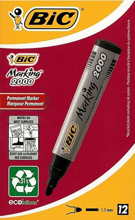 Produktbild Bic Marking 2000 Ecolutions (Schwarz, 1.70 mm, 1 x)