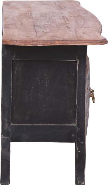Produktbild VidaXL TV Schrank Schwarz Recyceltes Massivholz Lowboard Fernsehtisch HiFi (30 x 120 x 40 cm)