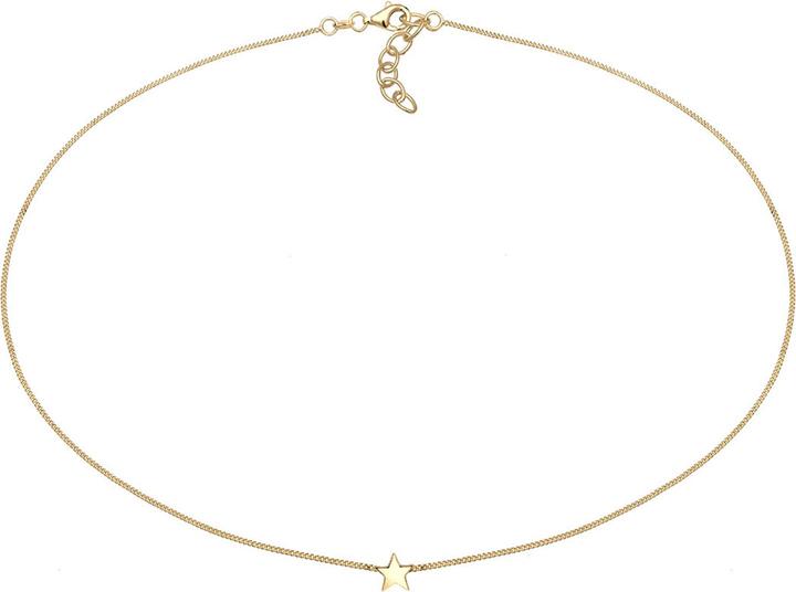 Produktbild Elli Halskette Basic Stern Astro Choker 925 Sterling Silber (925er Sterling Silber, 36 cm)
