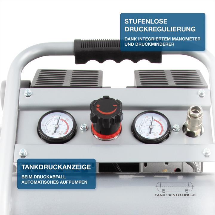 Actual product image Hyundai Silent Kompressor SAC75008IC (9 bar, 8 l)