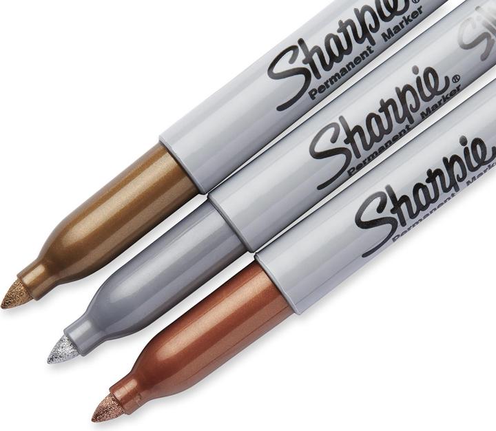 Image du produit Sharpie Feiner Permanentmarker (Argent, 1.40 mm, 3 x)