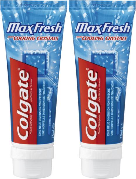 Immagine prodotto Colgate Max Fresh Cool Mint Dentifricio Duo (150 ml)