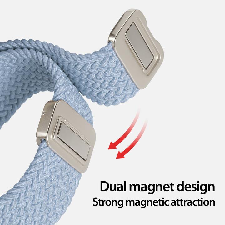 Image du produit Dux Ducis Mixture Pro Bracelet Apple Watch 42mm/44mm/45mm/49mm - Bleu clair (45 mm, 44 mm, 42 mm, 49 mm, Nylon)