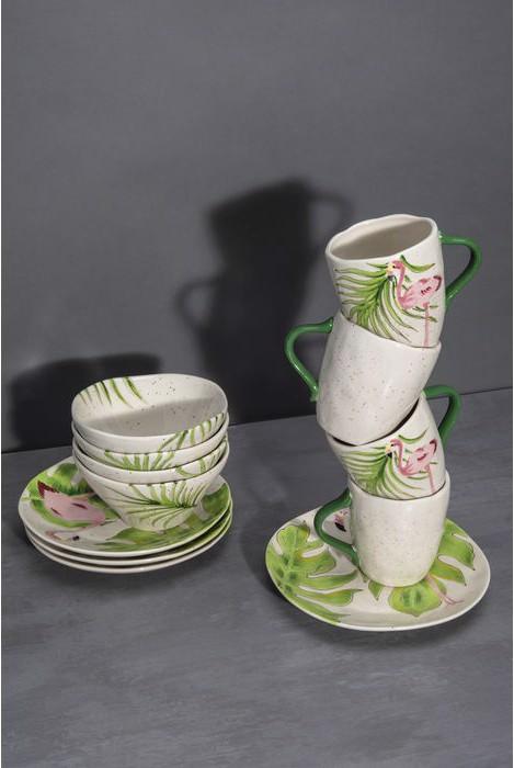 Immagine prodotto Kare Design Set colazione fenicottero (12/Set)