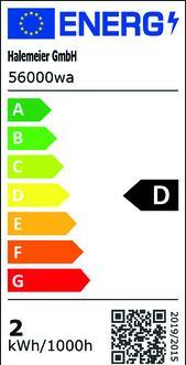 Etichetta energetica Halemeier Nastri LED Versa Inside 40 / 12 V (Bianco caldo, 120 cm, Interno)