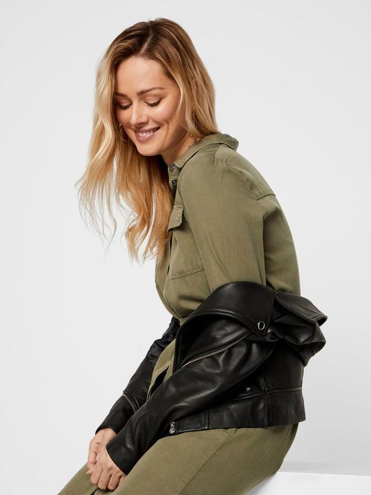 Actual product image Pieces Leder Bikerjacke (L)