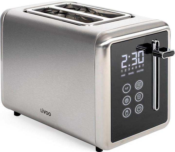 Livoo 2-slot digital toaster (EU plug)