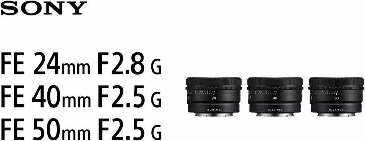 Actual product image Sony FE 40mm f/2.5 G - (EU) (Sony E, full size)