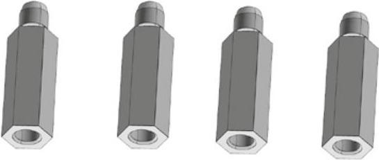 Actual product image MonLines V040 Loewe Vesa adapter bolt M8x35