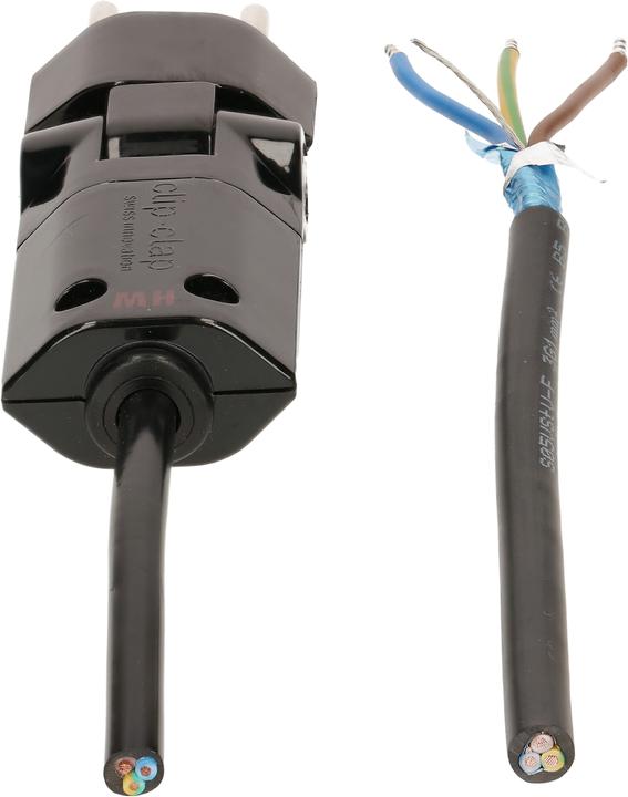 Image du produit Max Hauri Electrobiologie MHAG Câble d'alimentation 3G1.0 blindé type 12 (3 m)