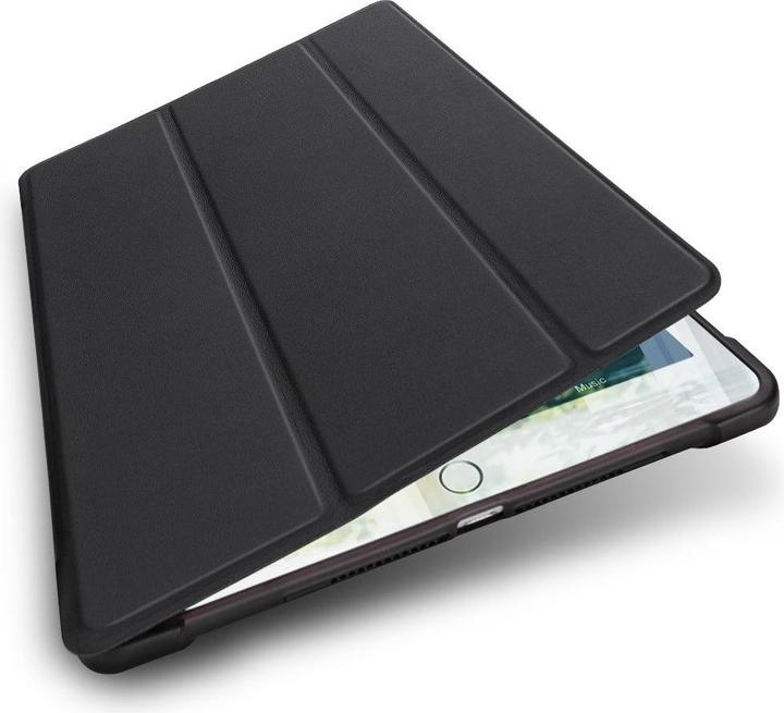 Image du produit Cover-Discount iPad 9.7 / Air 2 / Air - Étui en cuir intelligent tri-fold noir (iPad 9.7, Air 2)