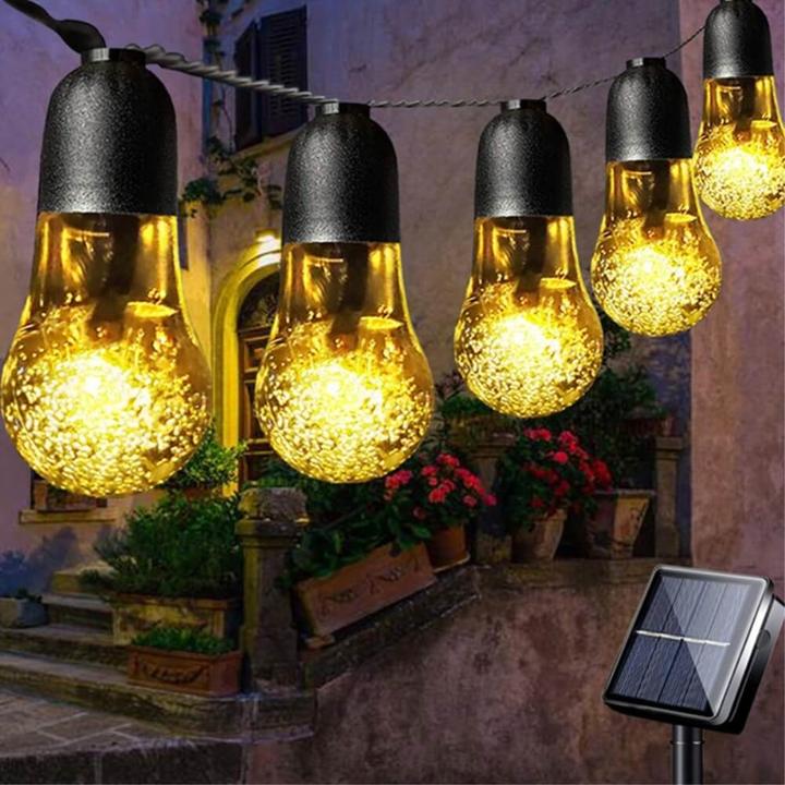 Image du produit Cover-Discount Solar Lichterkette Glühbirnen (5 m)