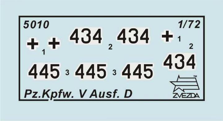 Produktbild Tamiya 1:72 WWII Dt. Pzkmpfw. V Panther Ausf. D