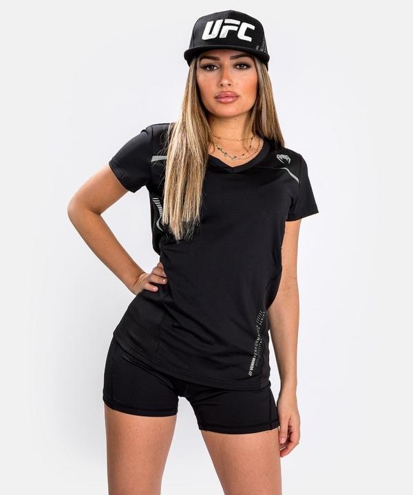 Venum Tempest 2.0 Women Dry tech T-shirt Black/Grey - XS (XS)